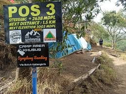 Jalur Pendakian Gunung Sumbing Terhalang Kawat Duri di Pos 3, Pendaki Tak Bisa Lewat