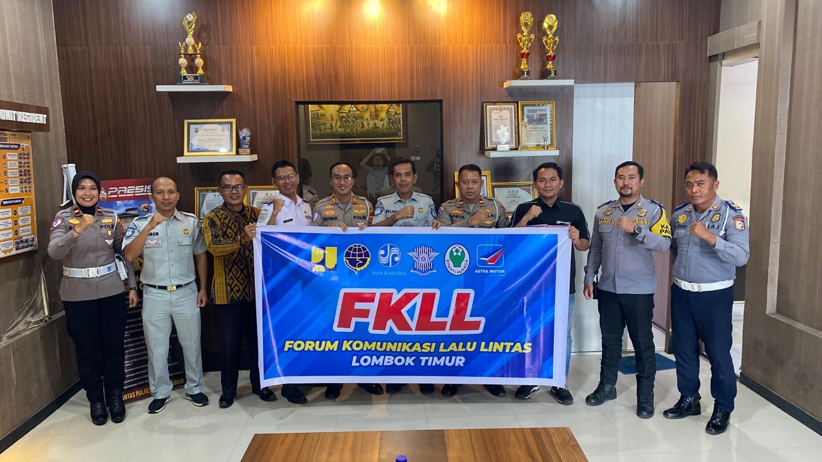 Perkuat Sinergi Keselamatan Jalan, Jasa Raharja NTB Hadiri Forum Komunikasi Lalu Lintas di Lombok Timur