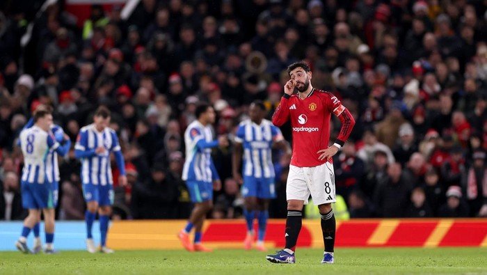 Manchester United “Angkat Koper” Dari Piala FA Usai Kalah 1-2 Dari Brighton