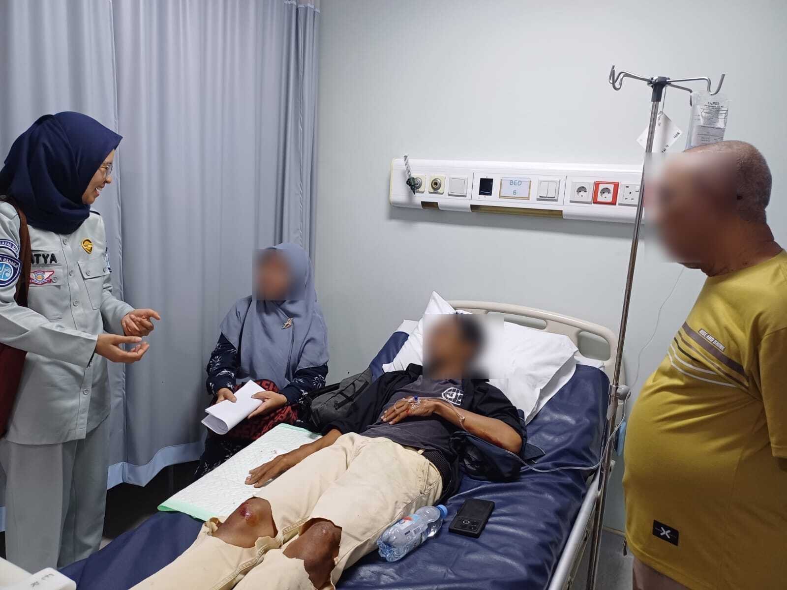 Utamakan Pelayanan Kepada Masyarakat, Jasa Raharja Dampingi Korban Laka Lantas di RS Columbia Asia BSD