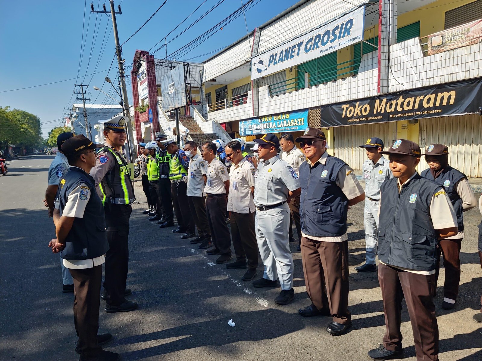 Tingkatkan Kepatuhan Masyarakat, Samsat Tulungagung Gelar Operasi Gabungan