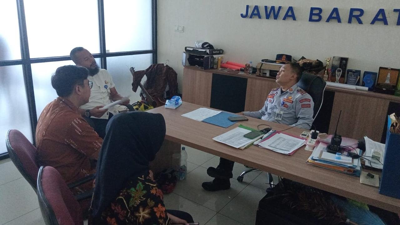 Perkuat Sinergi Program Mudik Gratis, Jasa Raharja Jabar Koordinasi dengan BPTD Kelas I Jawa Barat di Terminal Leuwipanjang
