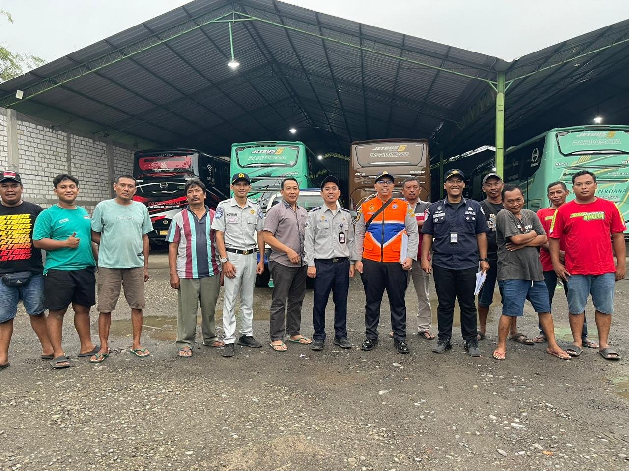 Jasa Raharja Cabang Pati Dukung Rampcheck Angkutan Lebaran 2026, Pastikan Kelaikan dan Kepatuhan Iuran Wajib