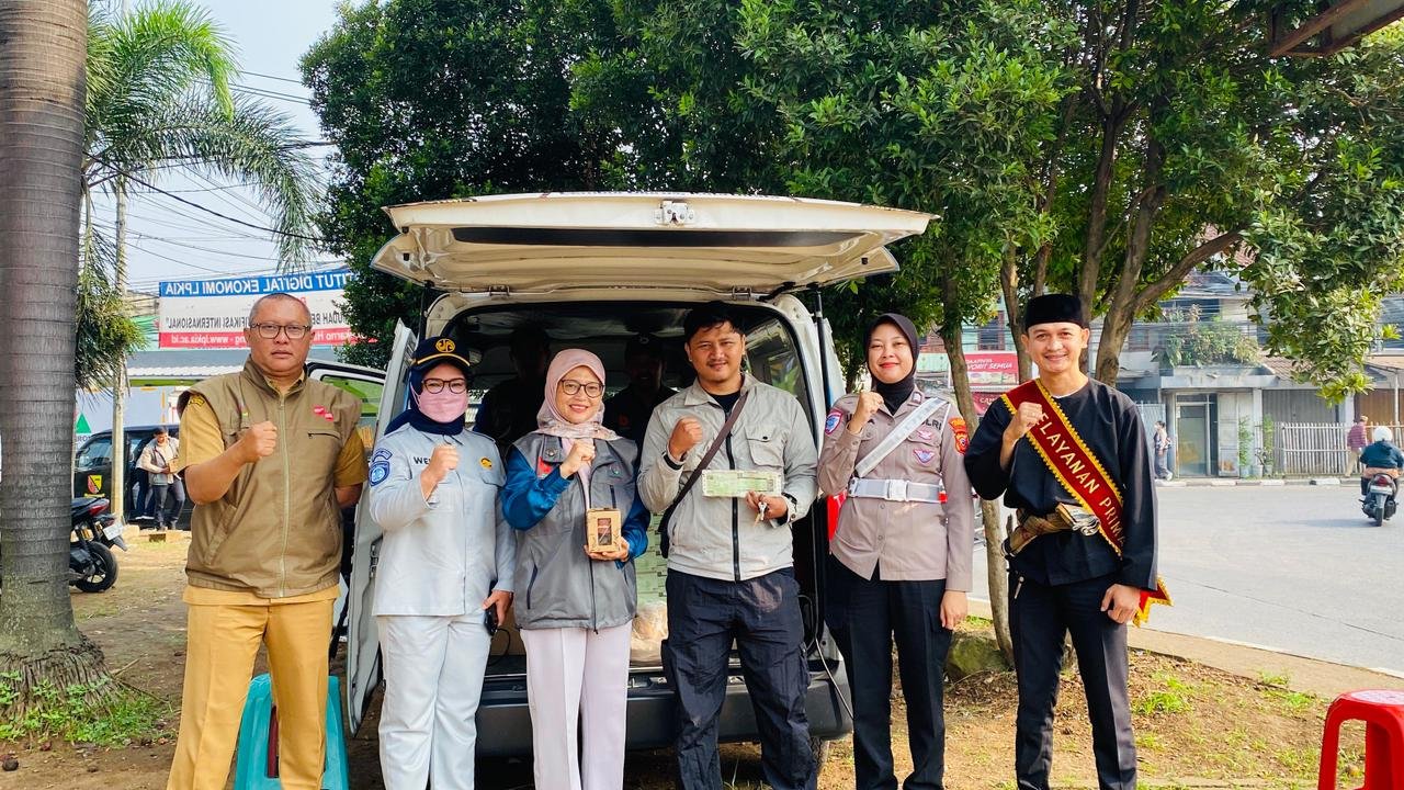 Jasa Raharja Samsat Rancaekek Ikuti Operasi Gabungan dan Berikan Apresiasi kepada Wajib Pajak
