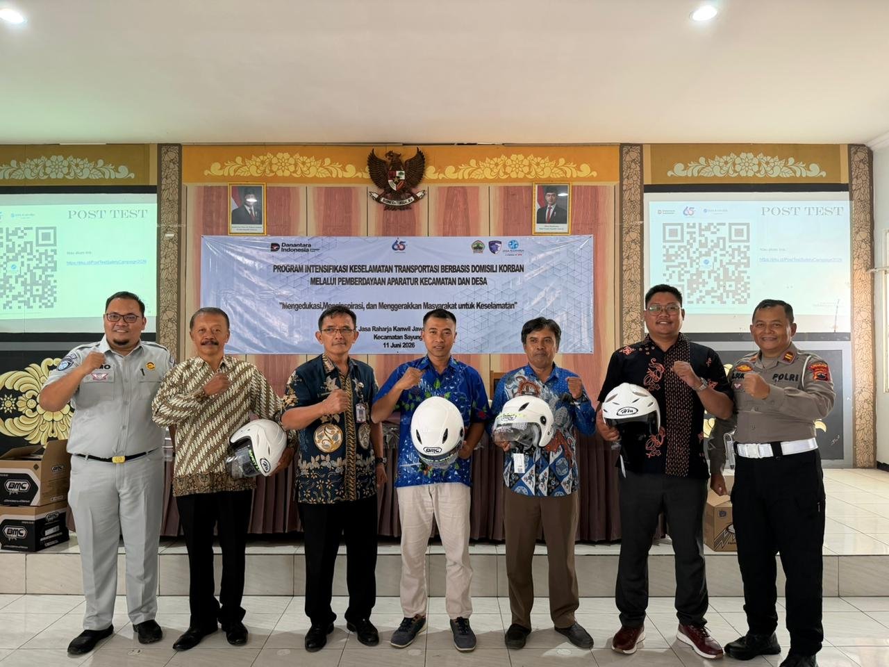 Tekan Angka Kecelakaan, Jasa Raharja Gelar Intensifikasi Keselamatan Transportasi Berbasis Domisili Korban di Kecamatan Sayung