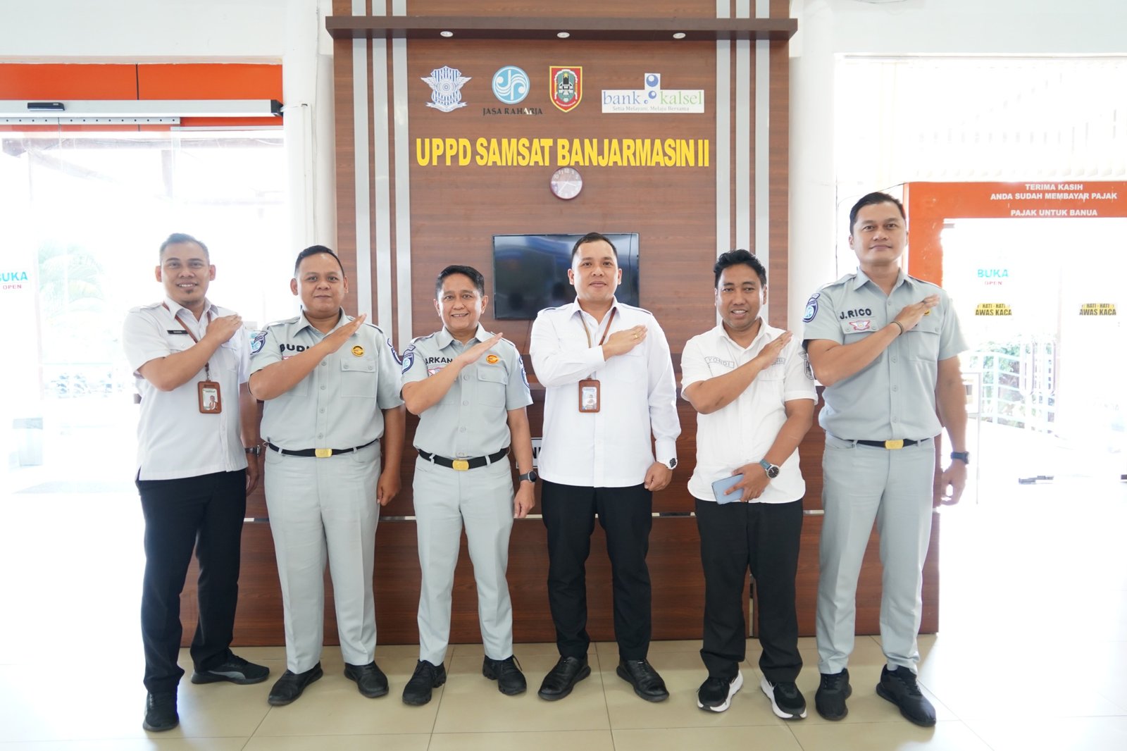 Jasa Raharja Kalsel dan UPPD Banjarmasin II Optimalkan Pelayanan Wajib Pajak