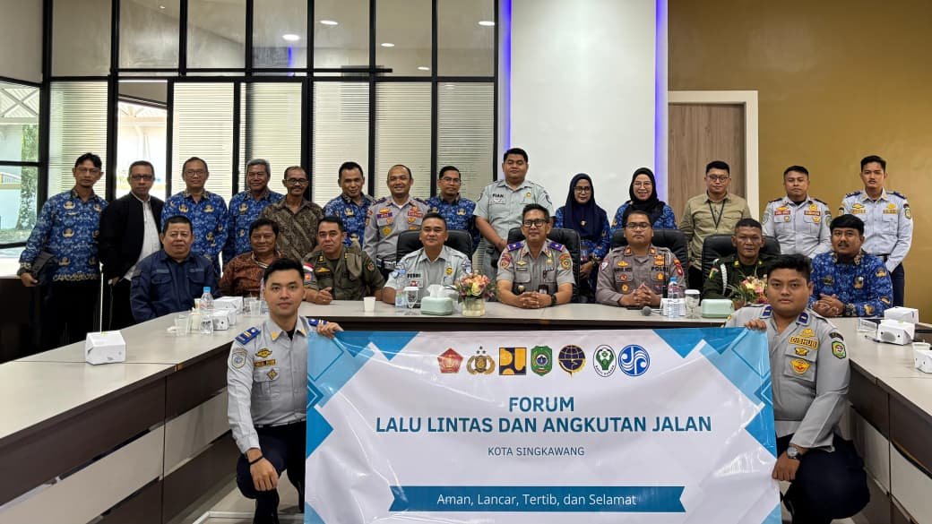 PT Jasa Raharja Cabang Singkawang Hadiri Rapat Forum Lalu Lintas dan Angkutan Jalan untuk Perkuat Sinergi Keselamatan Transportasi di Kota Singkawang