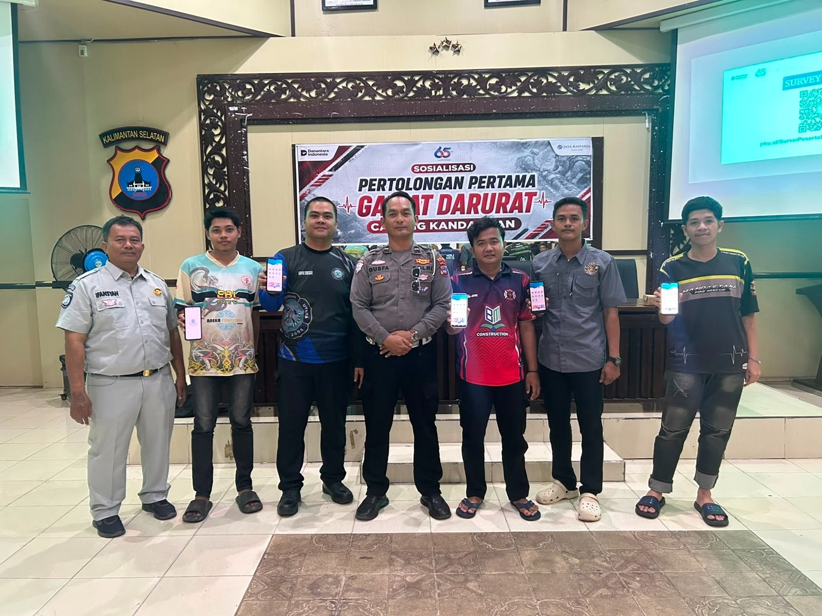 Jasa Raharja Gelar Sosialisasi dan Pelatihan PPGD untuk Tingkatkan Kesiapsiagaan Penanganan Korban Kecelakaan di Hulu Sungai Utara