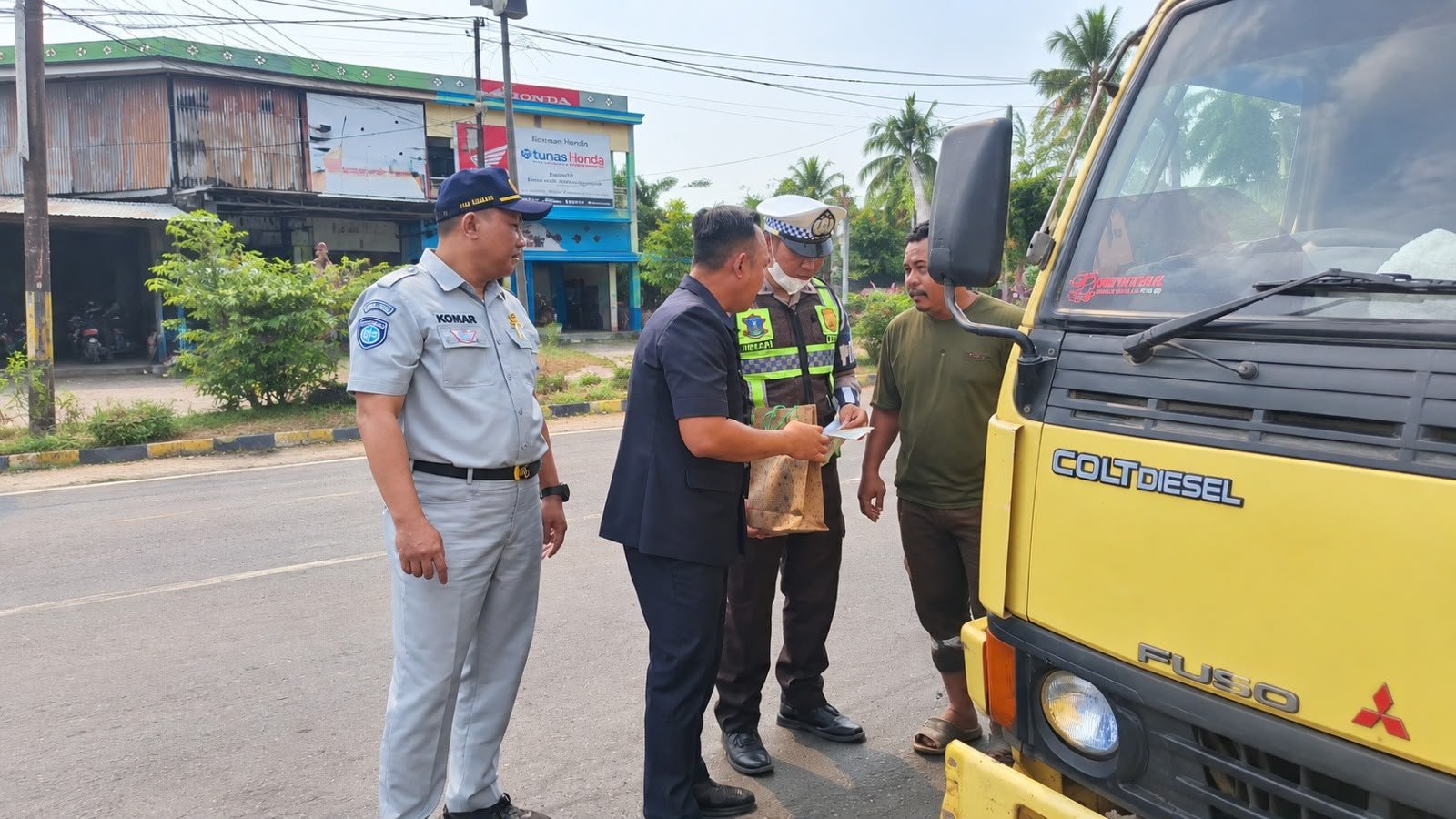 Jasa Raharja Dan Polres Banyuasin Gelar Operasi Gabungan Untuk Tingkatkan Tertib Berlalu Lintas Di Banyuasin